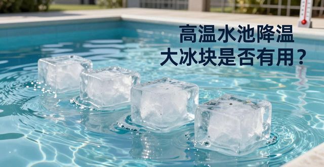 揭阳高温水池降温大冰块，到底管不管用？